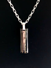 Load image into Gallery viewer, "Just for Today" Stainless Steel Pendant