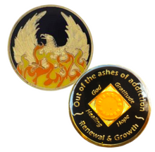 Load image into Gallery viewer, #N26a. NA Medallion Out of the Ashes Phoenix Coin - with or without NA symbol