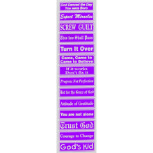 Load image into Gallery viewer, "Multiple Saying Strip" Bumper Sticker, Available in 3 Colors, Size 11-1/2" x 3"