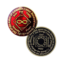 Load image into Gallery viewer, #Z65r. NA Eternity Medallion Red