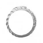 Load image into Gallery viewer, NA Initials Open Rope Style Sterling Silver Band
