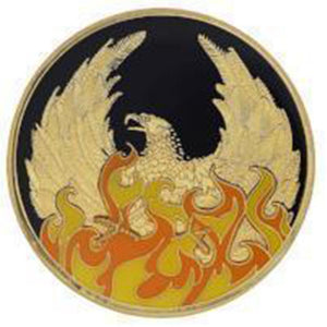 #N26. NA Medallion Out of Ashes Phoenix Yearly Medallion (Yrs 1-45)