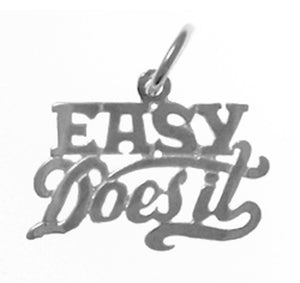 Easy Does It Sterling Silver Pendant