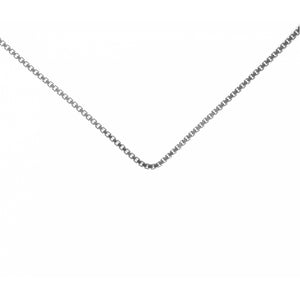 Heavy Box Chain Sterling Silver Necklace