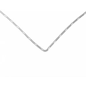 Lt. Figaro Chain Sterling Silver Necklace