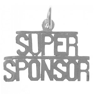 Super Sponsor Sterling Silver Pendant