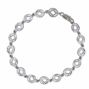 NA Continuous Symbol Sterling Silver Bracelet & Anklet