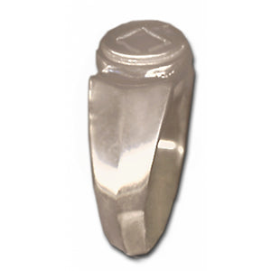 NA Symbol Sterling Silver Mens Ring