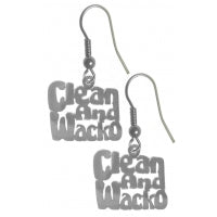 Clean and Wacko Sterling Silver Earrings