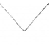 Singapore Chain Sterling Silver Necklace