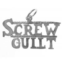 Screw Guilt Sterling Silver Pendant