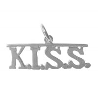 K.I.S.S. Keep it Simple Sterling Silver Pendant