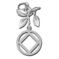 Load image into Gallery viewer, NA Symbol 3 Leaf Circle Sterling Silver Pendant
