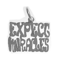 Expect Miracles Sterling Silver Pendant