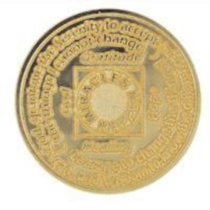 #N41. NA Medallion 24KT Gold Plated Coin (Yrs 1-40)