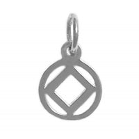 NA Symbol Sterling Silver Small Size Pendant