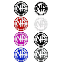 Load image into Gallery viewer, 3&quot; Round &quot;NA&quot; Initial Recovery Sticker, Available in 7 Colors
