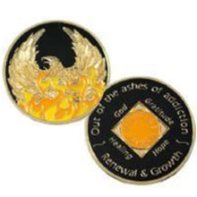 Load image into Gallery viewer, #Z04c. NA Medallion Out of the Ashes Phoenix Coin - with or without NA symbol
